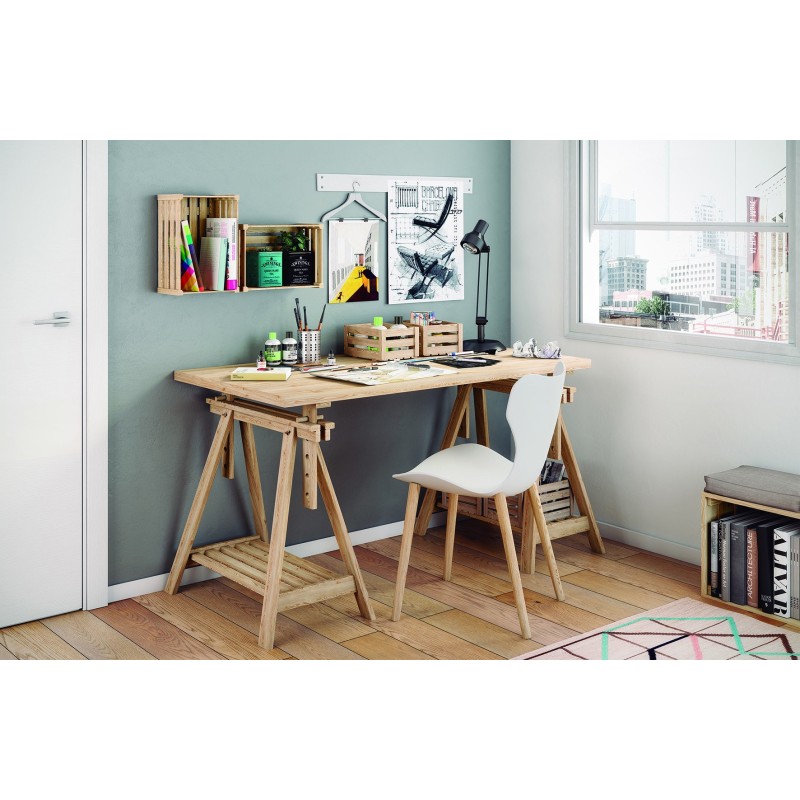 Kiefernholzplatte für Schreibtisch 140x70 cm