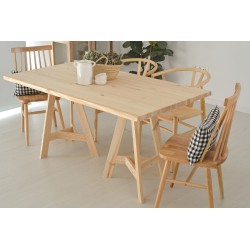 Kiefernholzplatte für Tisch Esstisch 160x70 cm, große Dicke von 3,5 cm