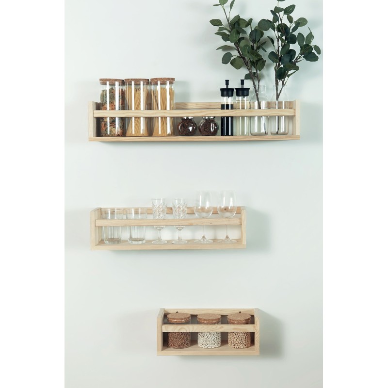 Rack für Kiefernholz Gewürze 40cm