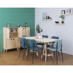 Kiefernholzplatte für Tisch Esstisch 160x70 cm, große Dicke von 3,5 cm