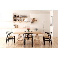Kiefernholzplatte für Tisch Esstisch 160x70 cm, große Dicke von 3,5 cm