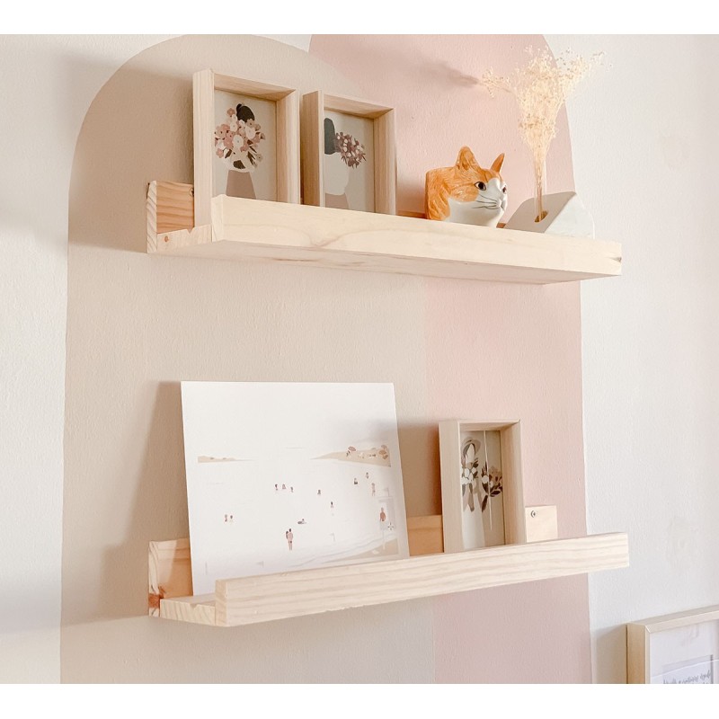 Rack für Kiefernholzgemälde 80 cm