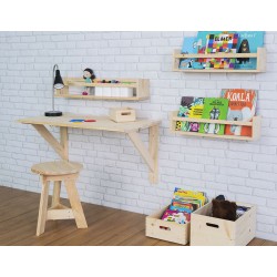 Rack für Kiefernholz Gewürze 60cm