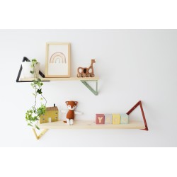 Kiefernholz-Regal 60x17 cm