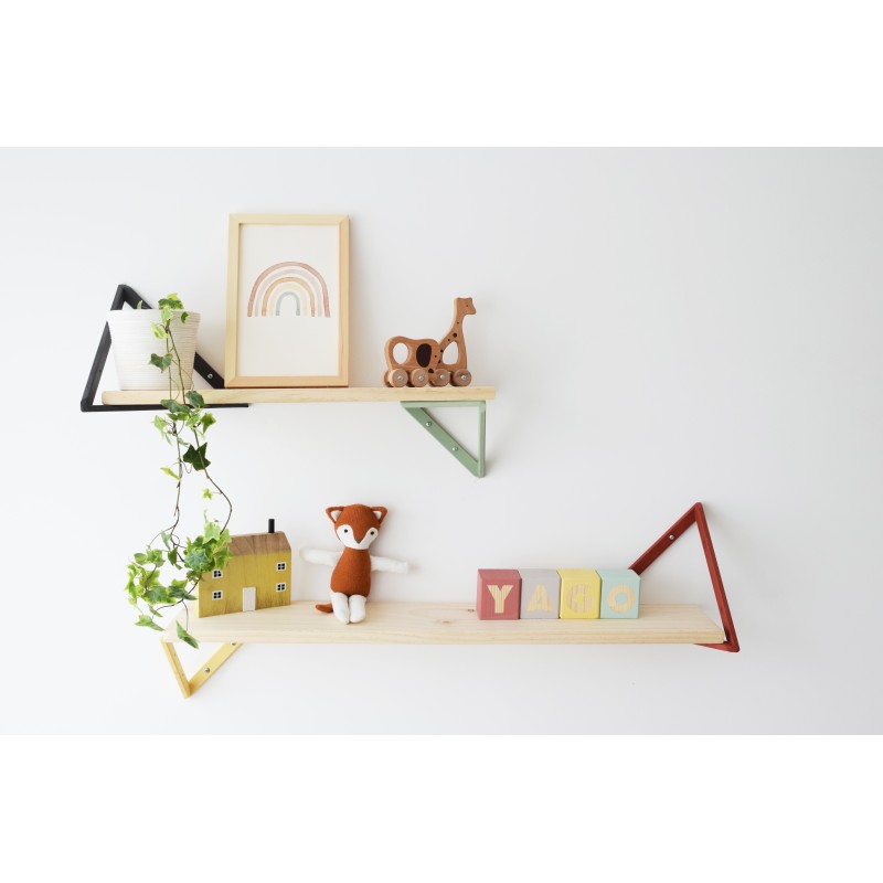 Kiefernholz-Regal 60x17 cm