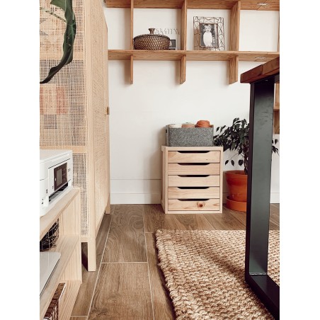 5-schubladen Holzschublade aus Holz