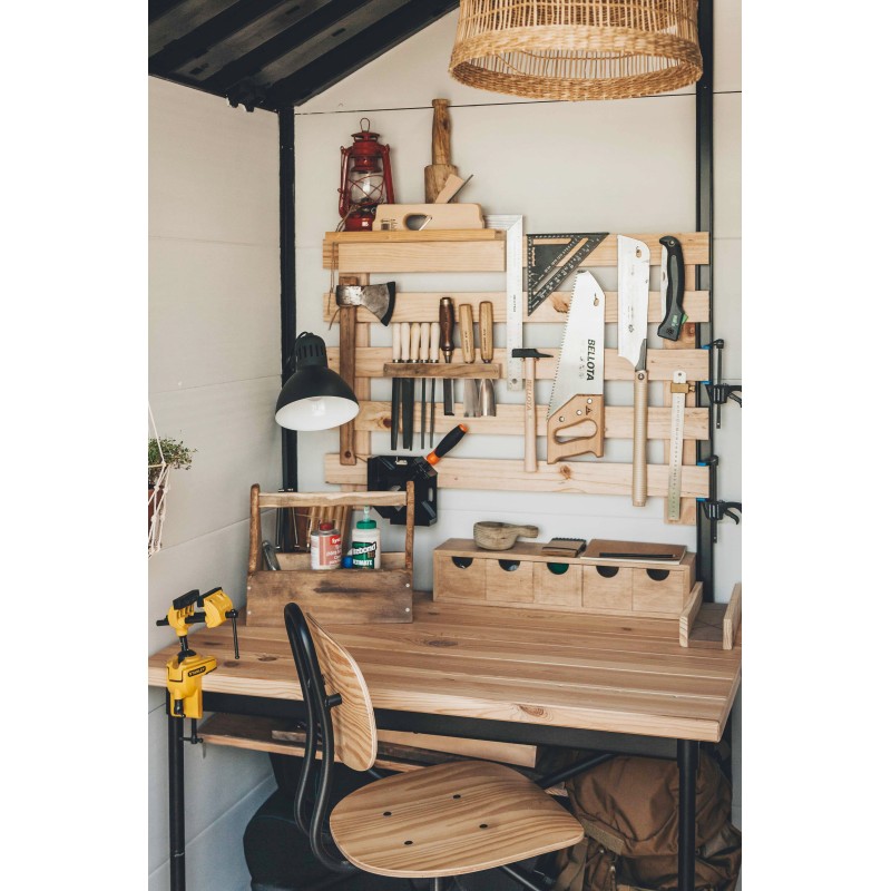 MINI Holzkastenhaus mit fünf Schubladen