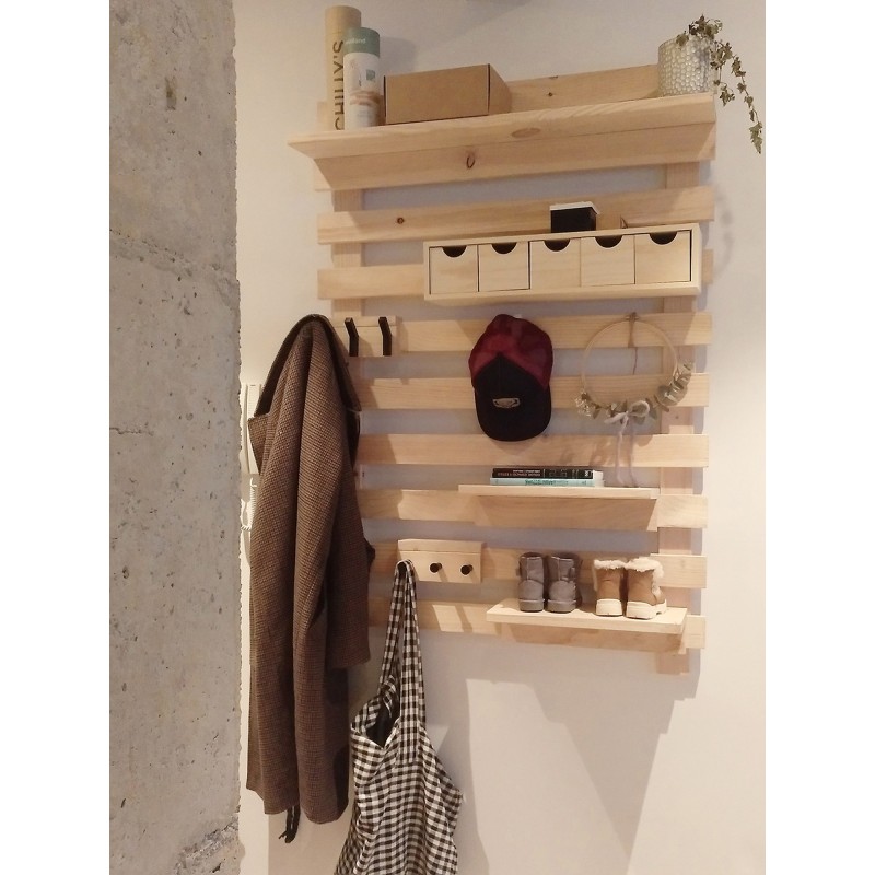 MINI Holzkastenhaus mit fünf Schubladen