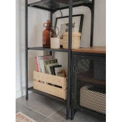 Kleine Homekasten-Holzkiefer und stapelbare Kiefer