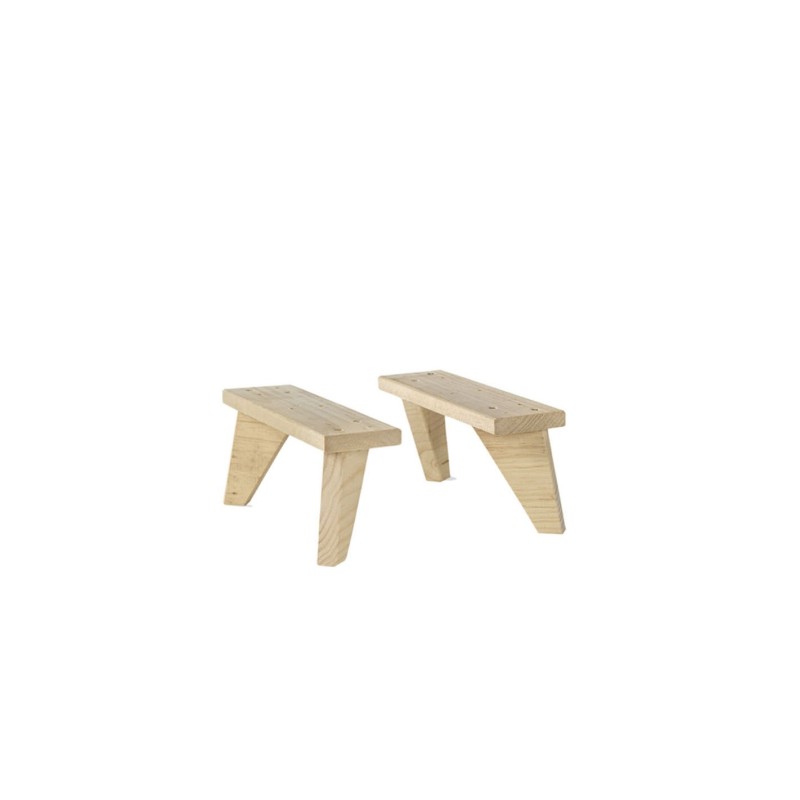 2-Bein-Kieferkiefer-Feststoff 13,5 cm hoch