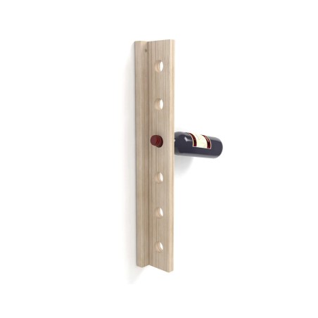 Kiefernholzwandflasche Rack für 6 Flaschen