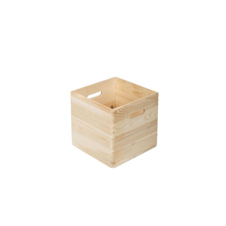 Kiefernholzkiste ohne Kappe 30x30x30cm