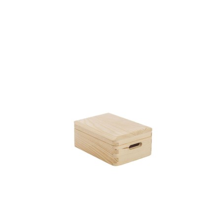 Kiefernholzkiste mit Top 20x15x09cm