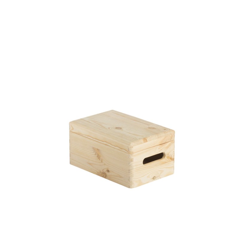 Kiefernholzkiste mit Top 30x20x14cm