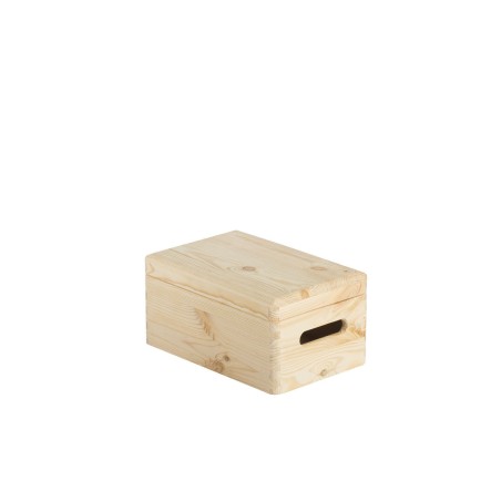 Kiefernholzkiste mit Top 30x20x14cm