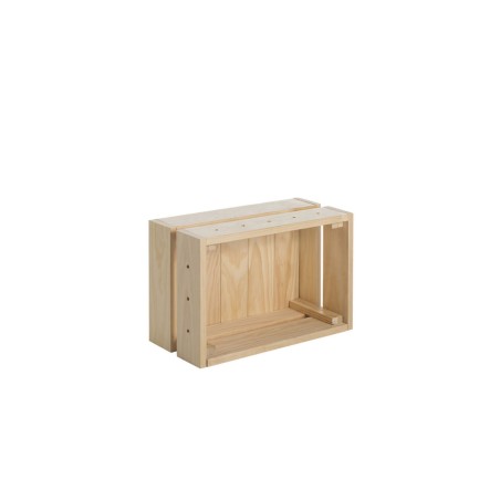 Kleine Homekasten-Holzkiefer und stapelbare Kiefer