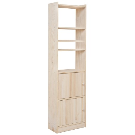 Regale Buchsteinkieberholz Gala mit Türen, 49,6 cm Breite