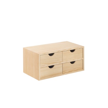 Mini Holzkastenhaus mit vier Schubladen