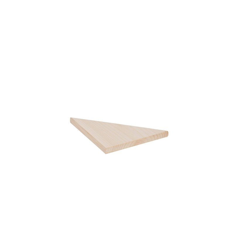 Gelehrter und dreieckiger Kiefer-Holz-Rack 25x25 cm