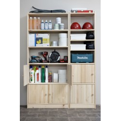 6 Schuss Kiefer Holzregal und Breite 80 cm