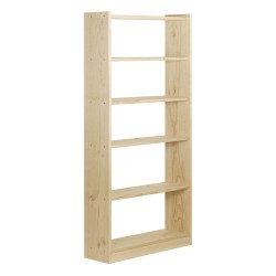 6 Schuss Kiefer Holzregal und Breite 80 cm