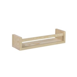 Holzregal für Gewürze Modell Longue 40 cm lang
